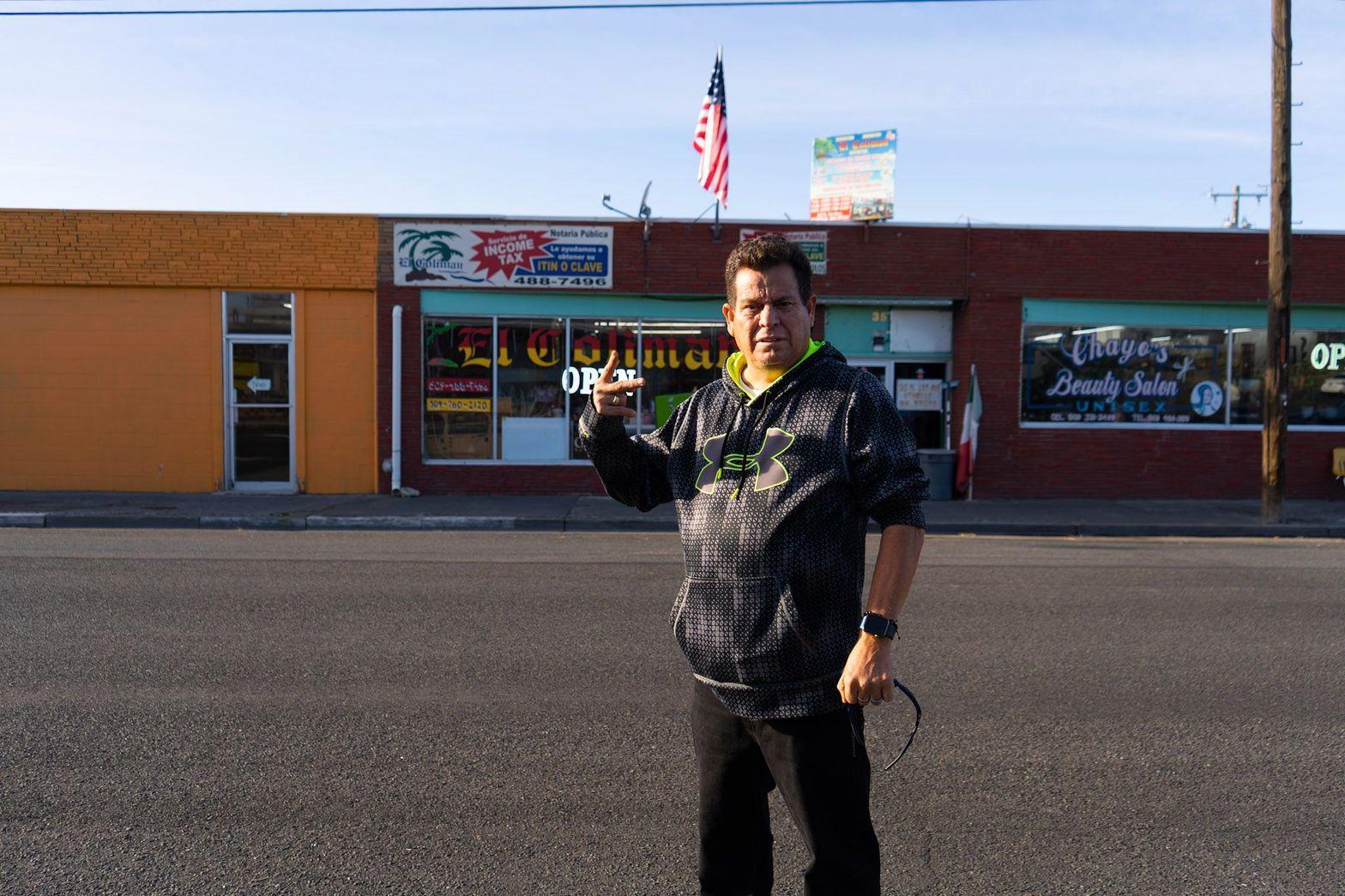 Jose Portillo frente a El Coliman